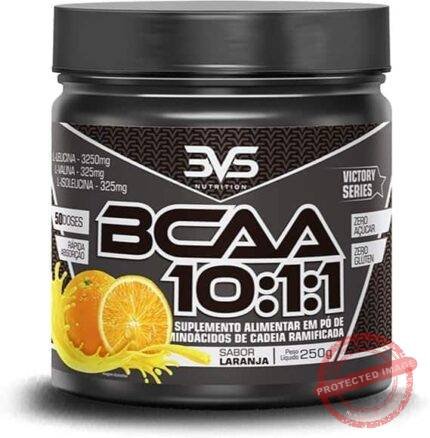 3VS Nutrition BCAA 10:1:1 250g - Sabor gourmet Laranja