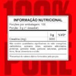 3VS Nutrition Creatina Monohidratada 300g 100% Pura - Imagem 2