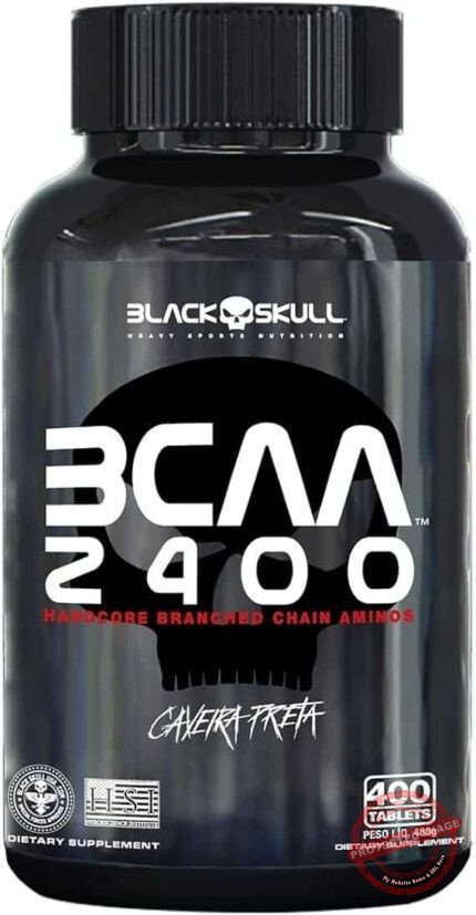 BCAA 2400 - 400 Tabletes - Black Skulll, Black Skull
