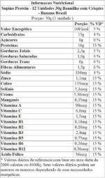 Banana Brasil Display Barra De Proteína Supino Protein Baunilha Com Crispies - 12 Unidades De 30G - Imagem 2