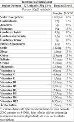 Banana Brasil Display Barra De Proteínas Coco Com Cobertura De Chocolate Branco Caixa Com 12 Unidades De 30G - Imagem 2