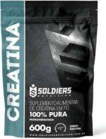Creatina Monohidratada 600g - 100% Pura Importada - Soldiers Nutrition
