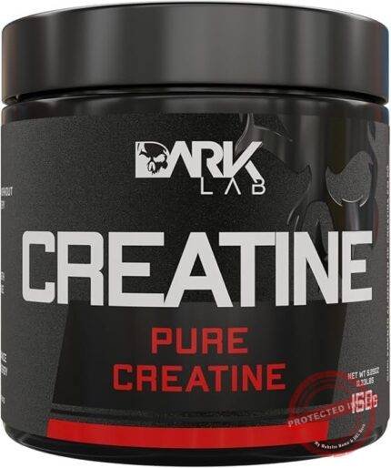 Creatina Pura Dark Lab 150g, Monohidratada 100% de Pureza, Sem Glúten, Sem Sabor