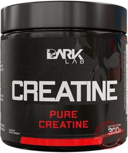 Creatina Pura Dark Lab 300g, Monohidratada 100% de Pureza, Sem Glúten, Sem Sabor