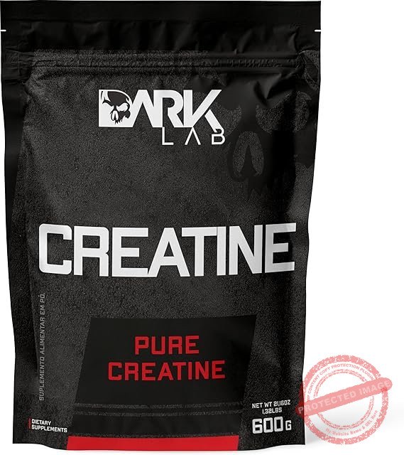 Creatina-Pura-Dark-Lab-600g-Monohidratada-100-de-Pureza-Sem-Sabor.jpg Creatina Pura Dark Lab 600g, Monohidratada 100% de Pureza, Sem Sabor - Imagem 1