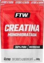 FTW Creatina Monohidratada 100% Pura - Explosão de Energia, Força e Resistência - Absorção Rápida para Ganho de Massa e Performance (Refil 500G) - Imagem 2