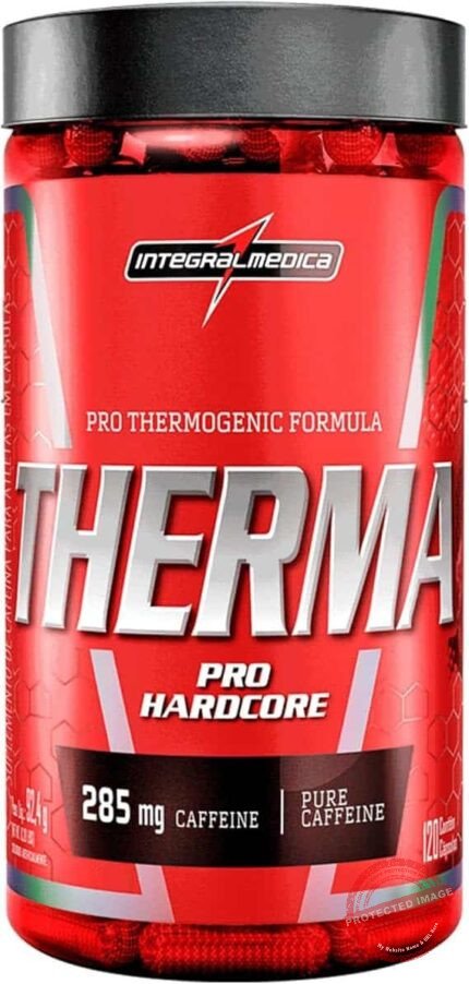Integralmedica Therma Pro Hardcore Termogênico - 120 Cápsulas - 285mg de Cafeína por Dose