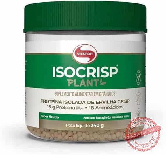 Isocrisp-Plant-Vegan-Vitafor-Proteina-Isolada-240g-pote.jpg Isocrisp Plant Vegan Vitafor Proteina Isolada 240g pote - Imagem 1