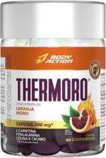 Laranja Moro Cafeína L-Carnitina Cromo Thermoro 60 Comp Bodyaction