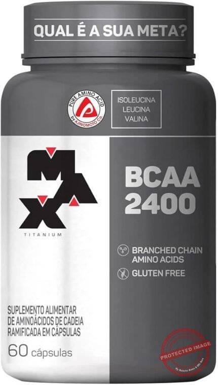 Max Titanium Bcaa 2400 - 60 Cápsulas