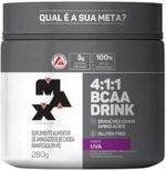 Max Titanium Bcaa 4: 1: 1 - 280G Drink Uva -