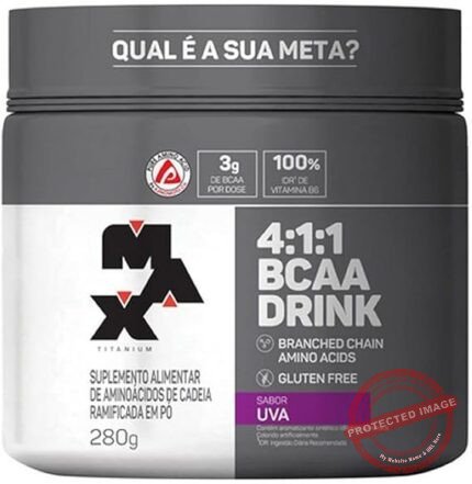 Max Titanium Bcaa 4: 1: 1 - 280G Drink Uva -