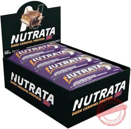 Nutrata Caramel Protein Display (12 unid. 45g), Dark Caramel, Nutrata