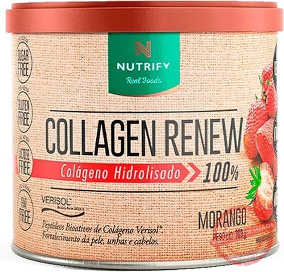 Nutrify-Colageno-Collagen-Renew-Verisol-300g-Morango.jpg Nutrify - Colágeno Collagen Renew Verisol - 300g - Morango - Imagem 1