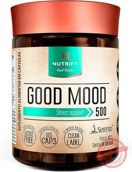 Nutrify - Good Mood 60 Cápsulas - Serenzo e Nutrientes Essenciais - Vegano