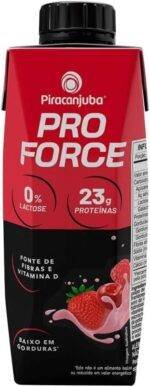Piracanjuba ProForce 23g de Proteínas Zero Lactose Sabor Frutas Vermelhas - 12 Unidades de 250ml - Imagem 2