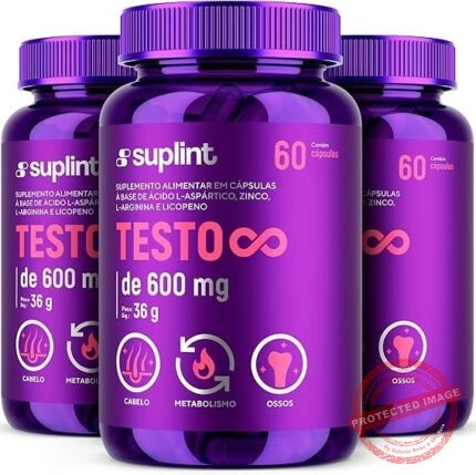 Suplementos para Homens 655 MG | Suporte ao Sistema Imunológico e Metabolismo | Suplementos pre Treino Masculino Academia para Desempenho Físico e Resistência | Desenvolvido na Holanda | 60 Cápsulas (3)