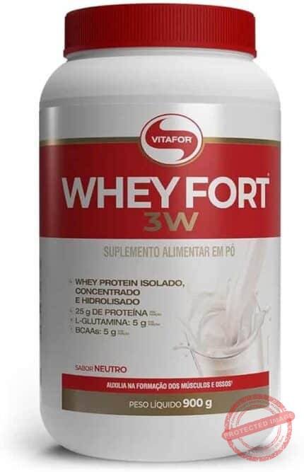 Vitafor - Whey Fort 3W - 900g - Neutro