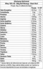 Whey 100% Hd - 900G Refil Cookies e Cream, Black Skull - Imagem 2