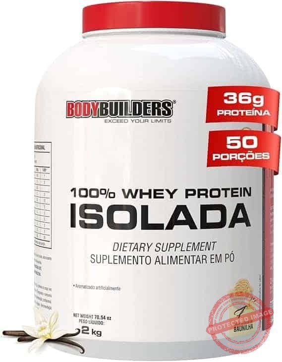 Whey-Protein-100-Isolada-Baunilha-2kg-Bodybuilders.jpg Whey Protein 100% Isolada Baunilha 2kg - Bodybuilders - Imagem 1