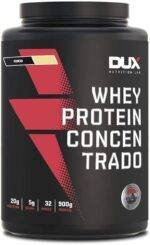 Whey Protein Concentrado Coco Pote 900g – Contribui para o Ganho Muscular Hipertrofia – Dux Human Health